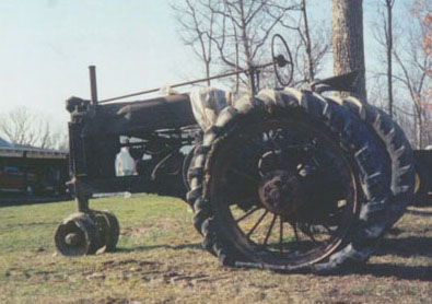 1935 John Deere Model A -- Before